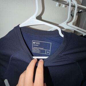 Figs Long Sleeve Scrub Top